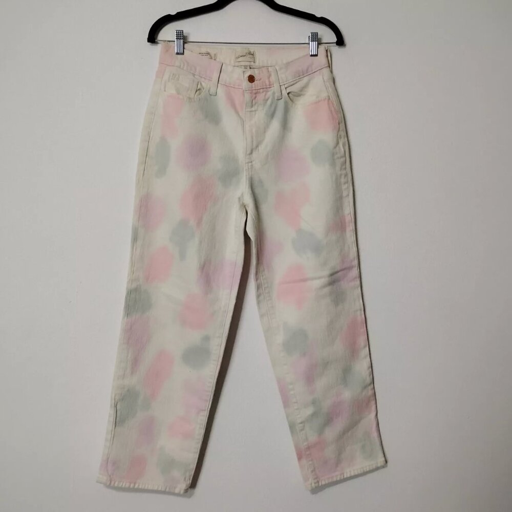 Universal Threads Women's Colored Spots High-Rise Vintage Straight Ankle 4/27